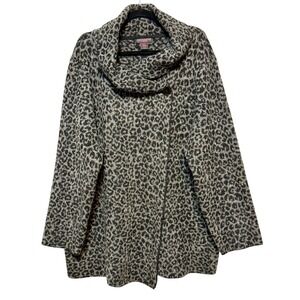 Christian Siriano Mob Wife Wool Blend Coatigan Womens Size 3X Y2K Revival Indie